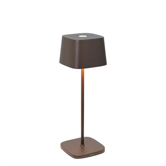 Ofelia batterilampe / bordlampe, corten