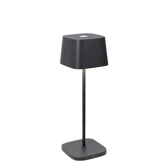 Ofelia batterilampe / bordlampe, mørkegrå