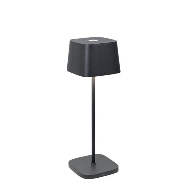 Ofelia batterilampe / bordlampe, mørkegrå