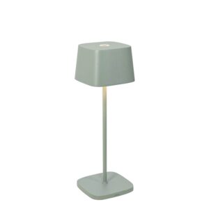 Ofelia batterilampe / bordlampe, salviegrøn