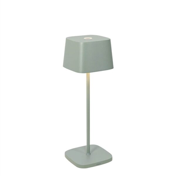 Ofelia batterilampe / bordlampe, salviegrøn
