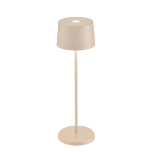 Olivia batterilampe / bordlampe, sand