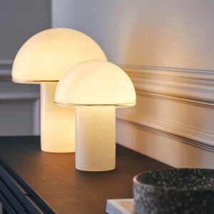 Onfale Medio bordlampe, hvid