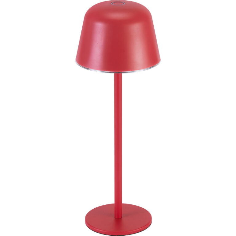 Osram Endura Style Stander genopladelig bordlampe, rød
