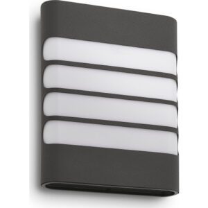 Philips myGarden Raccoon udendørs væglampe, antracit