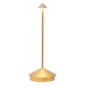 Pina batterilampe / bordlampe, guld