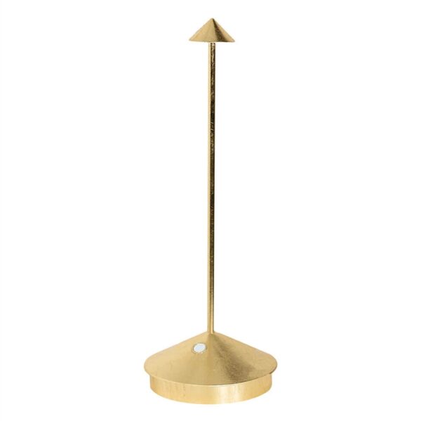 Pina batterilampe / bordlampe, guld