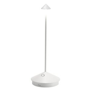 Pina batterilampe / bordlampe, hvid