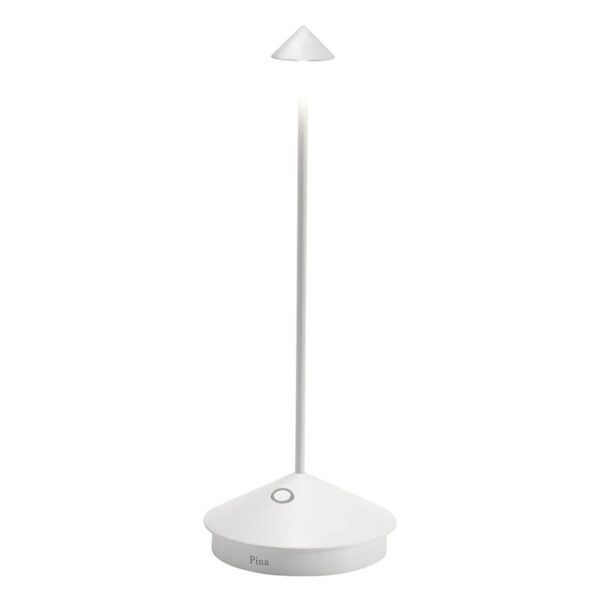 Pina batterilampe / bordlampe, hvid