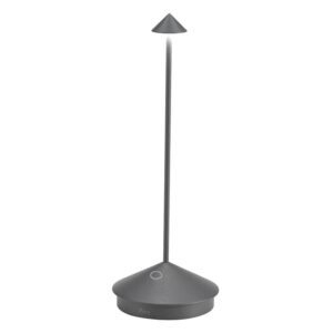 Pina batterilampe / bordlampe, mørkegrå