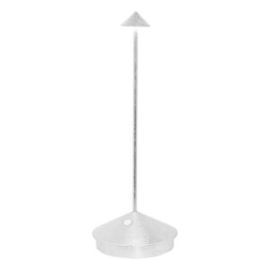 Pina batterilampe / bordlampe, sølv