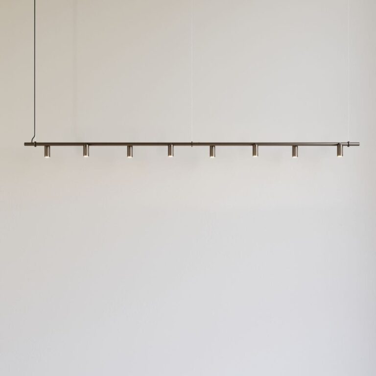 Pipe 8 Pendel - Bruneret Messing - RAMA Lights