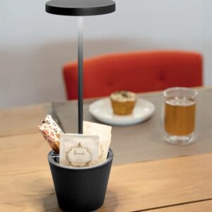 Poldina Reverso batterilampe / bordlampe, mørkegrå