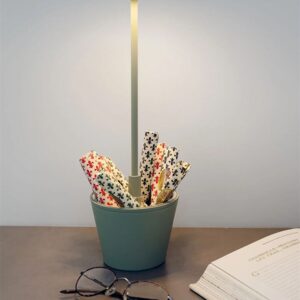 Poldina Reverso batterilampe / bordlampe, salviegrøn