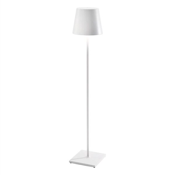 Poldina XXL batterilampe / gulvlampe, hvid