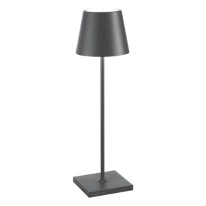 Poldina batterilampe / bordlampe, mørkegrå