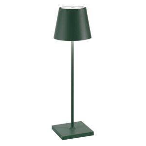 Poldina batterilampe / bordlampe, mørkegrøn