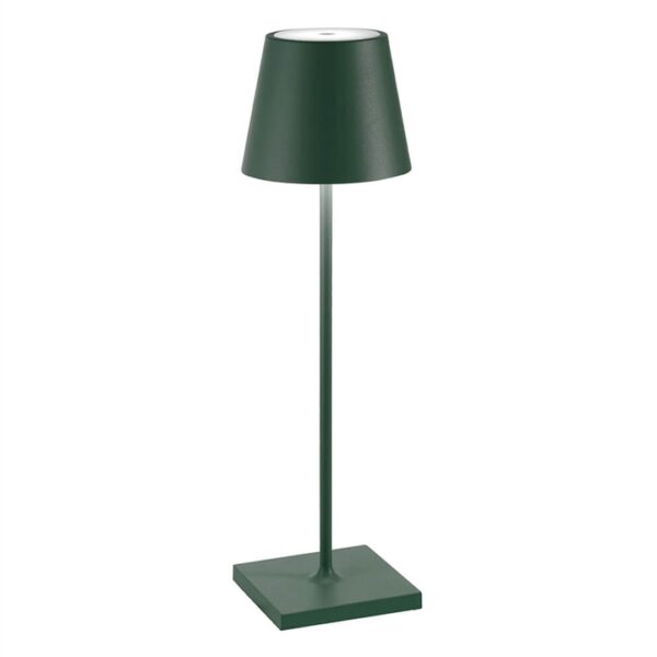 Poldina batterilampe / bordlampe, mørkegrøn