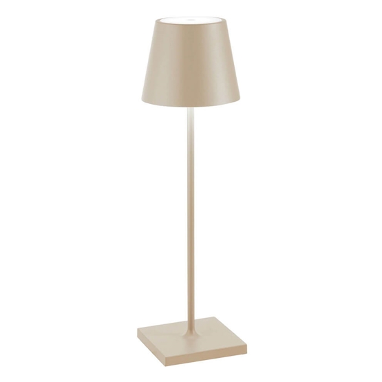 Poldina batterilampe / bordlampe, sand