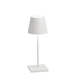 Poldina mini batterilampe / bordlampe, hvid