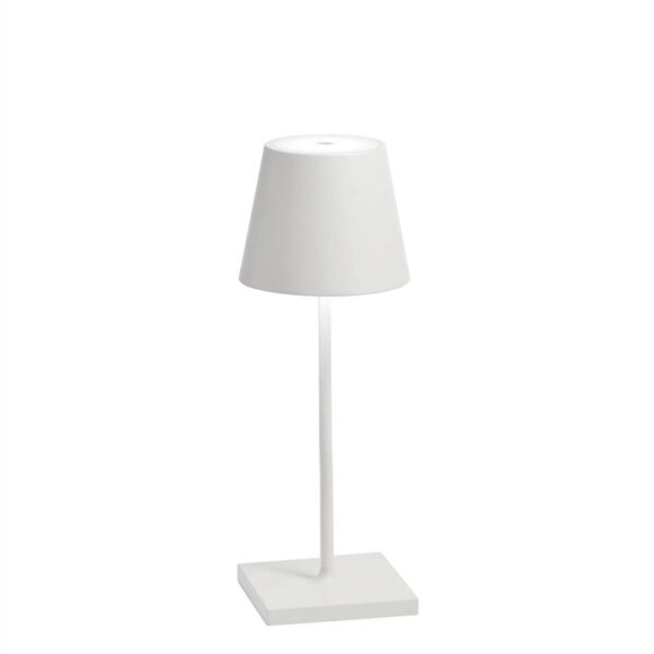 Poldina mini batterilampe / bordlampe, hvid