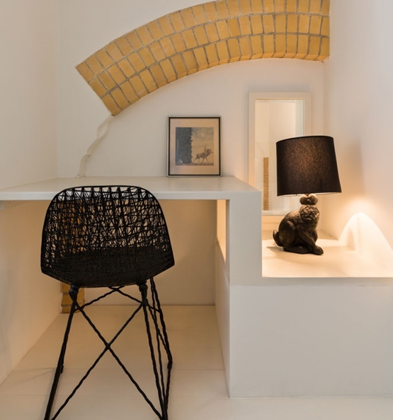 Purr - Rabbit bordlampe, sort