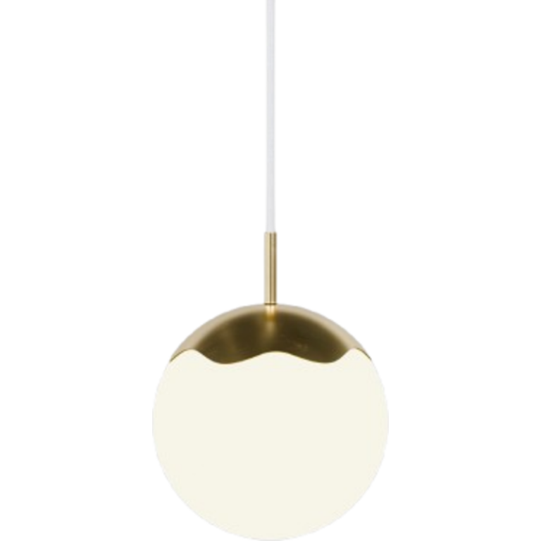 Rebello Decor Circle of life pendel, hvid ledning, Ø20 cm