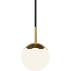 Rebello Decor Circle of life pendel, sort ledning, Ø11 cm