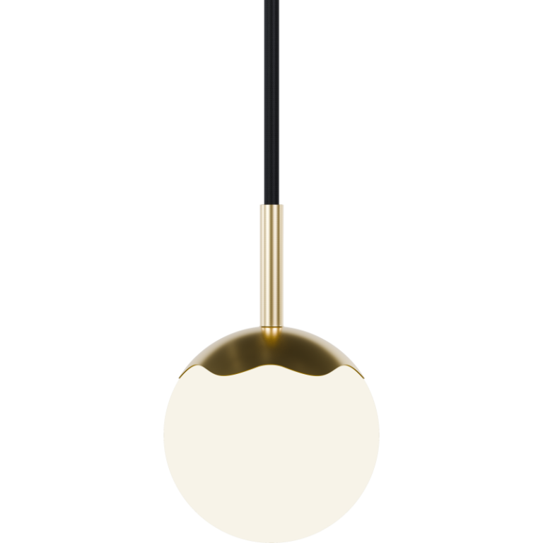Rebello Decor Circle of life pendel, sort ledning, Ø11 cm