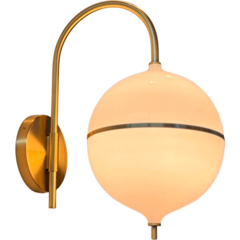 Rebello Decor Eternal Moonlight væglampe, messing, Ø32 cm