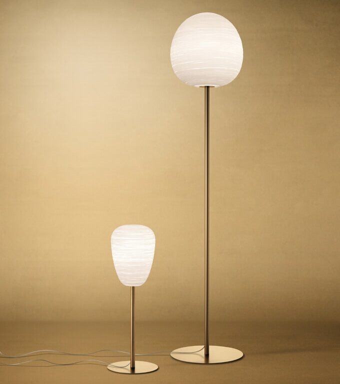 Rituals XL gulvlampe hvid/guld