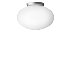 Rizzatto 301 loftlampe, satin silver/opal