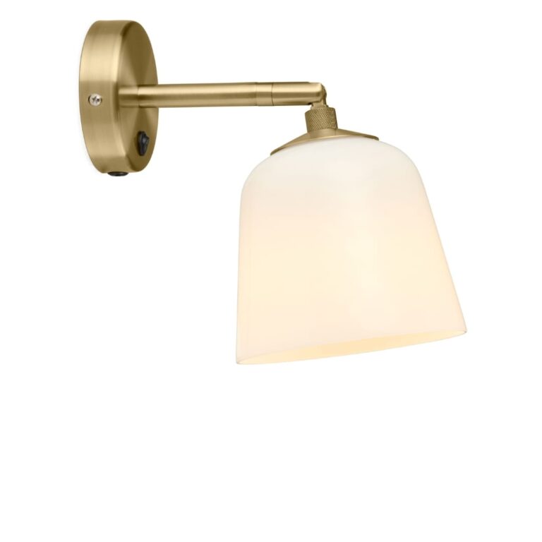 Room 49 Væglampe Ø15 Opal/ Antique - Halo Design