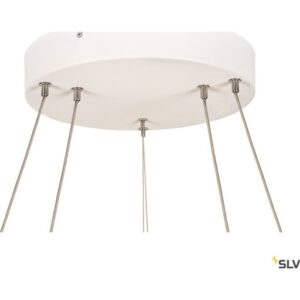 SLV One Double pendel, hvid, Ø60 cm