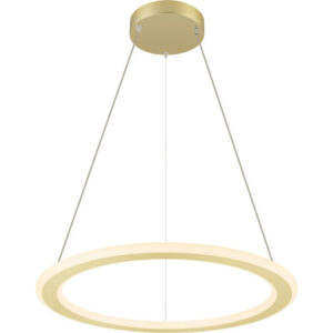 SLV One Flat pendel, sort/messing