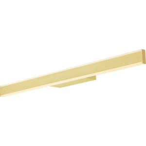 SLV One Linear væglampe, messing, 70 cm