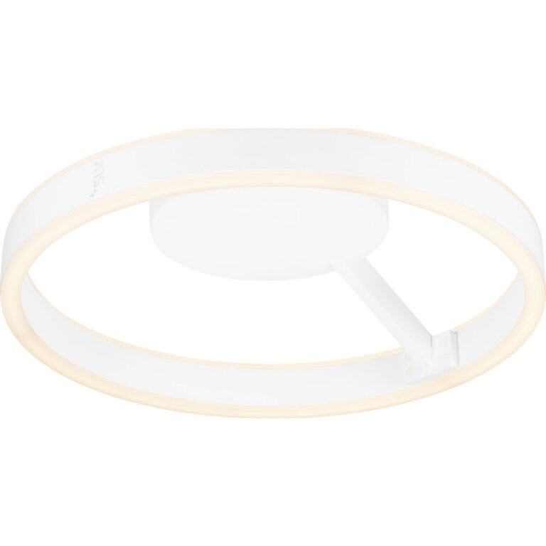 SLV One væg- & loftlampe, hvid, Ø40 cm