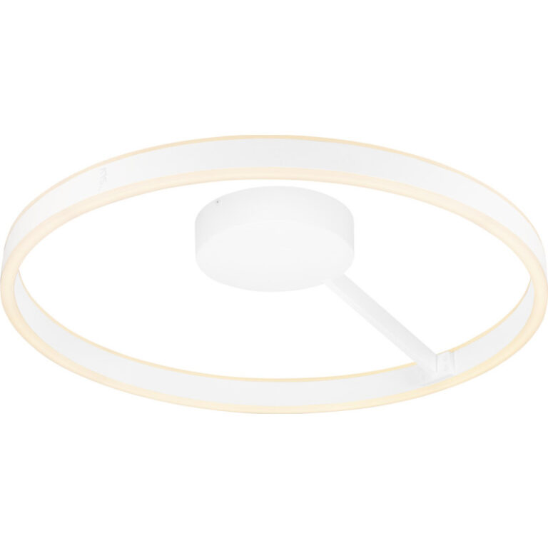 SLV One væg- & loftlampe, hvid, Ø60 cm