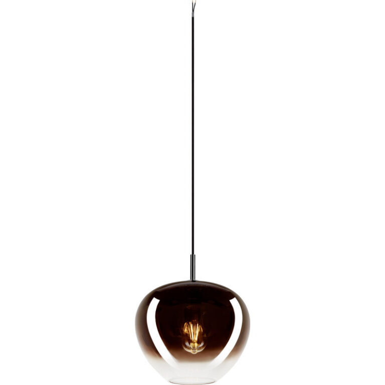 SLV Pantilo Convex pendel, krom/kobber, Ø29 cm