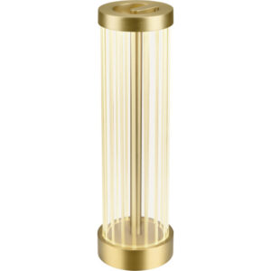 SLV Quimera bordlampe, børstet messing