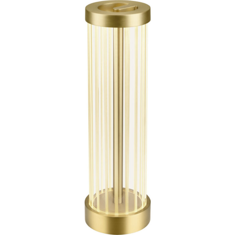 SLV Quimera bordlampe, børstet messing
