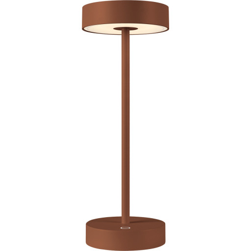 SLV Vinolina genopladelig bordlampe, rustfarvet