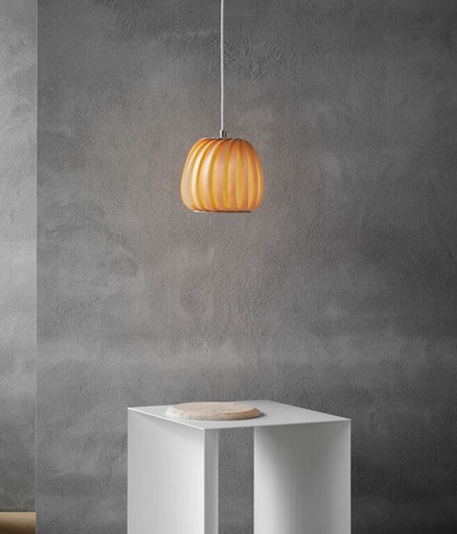 ST906 Mini, pendel, birk/natur, 18 x 18 cm