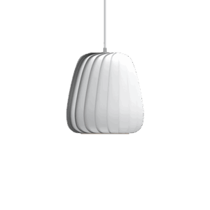 ST906 pendel, papir/hvid, 23 x 27 cm