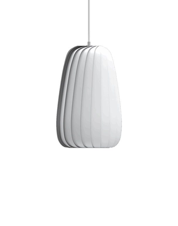 ST906 pendel, papir/hvid, 25 x 42 cm