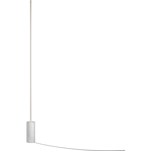 Sackit Expo 185 gulvlampe, hvid