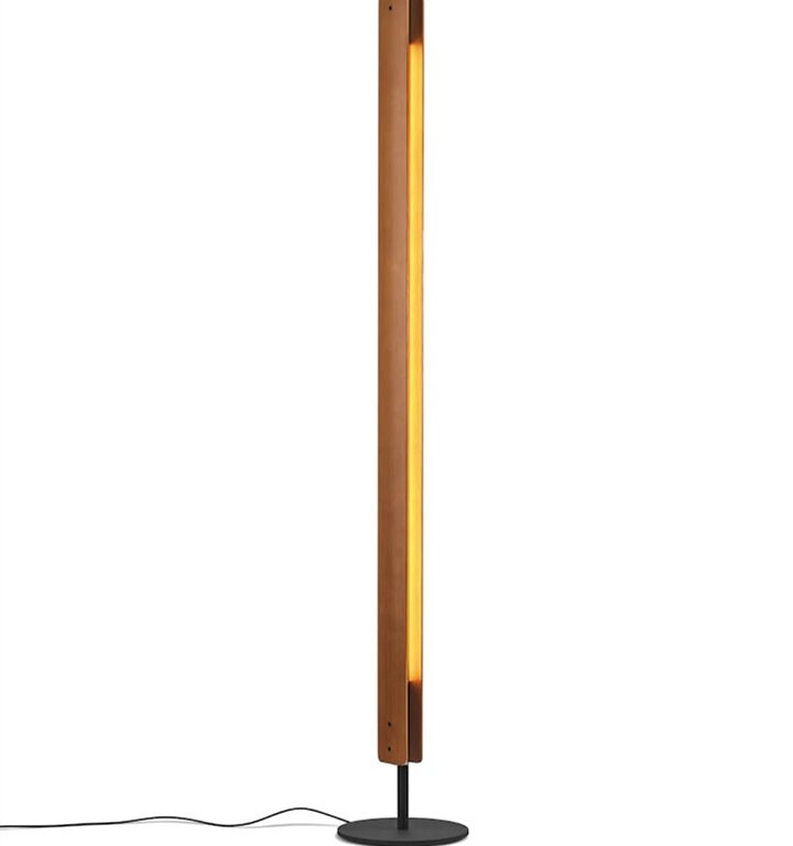 Flos Seki-Han Ask (m. justerbare træblade) Gulvlampe