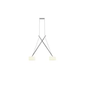 Serien Lighting - Twin LED Pendel Chrome/Glass