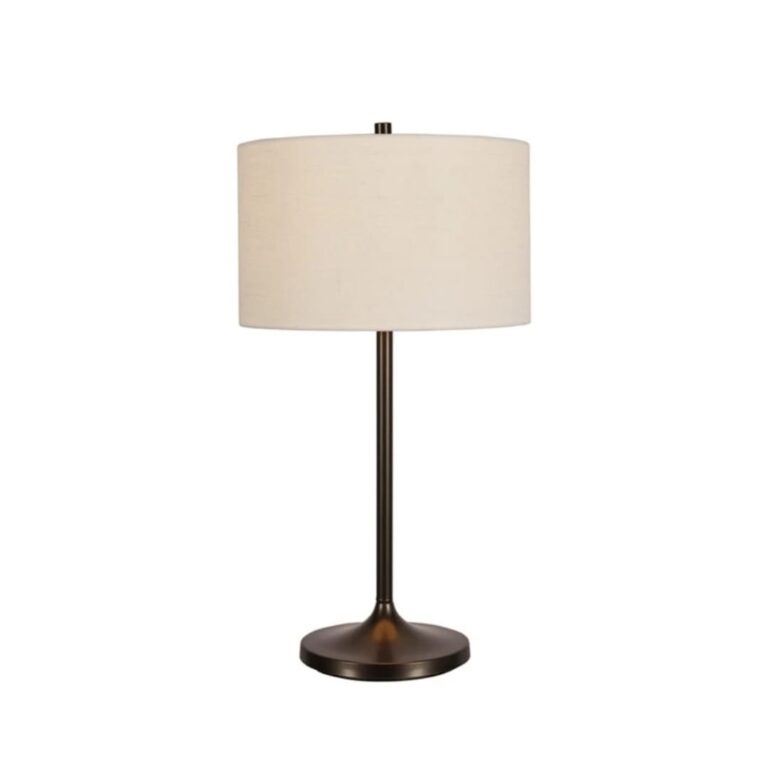 Soft Bordlampe Hvid / Bronze - Belid
