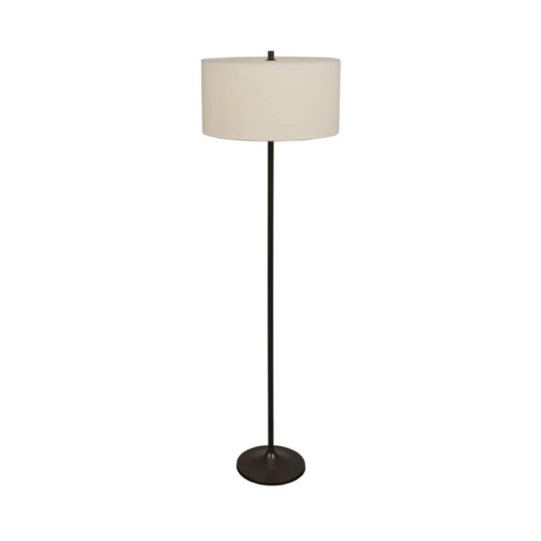 Soft Gulvlampe Hvid / Bronze - Belid